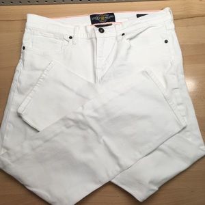 White Lucky jeans, Sienna Tomboy Crop